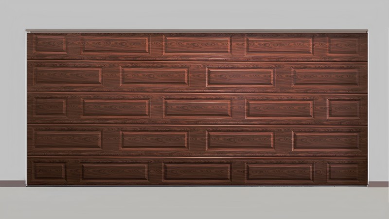 Elevate Your Curb Appeal with Wood-Look Steel Garage Doors