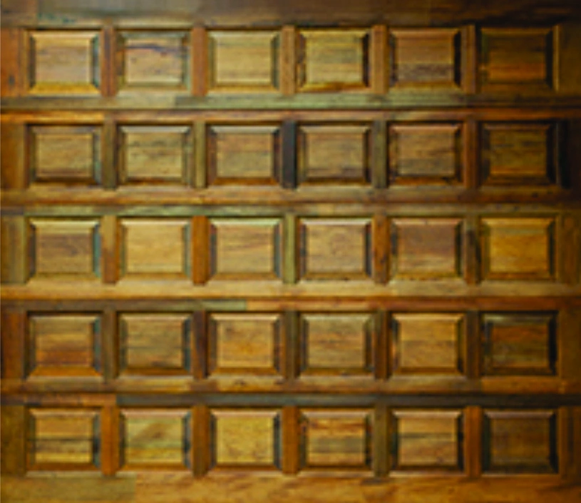 Roos Garage Doors 30 Panel 30 pane meranti single wooden garage door