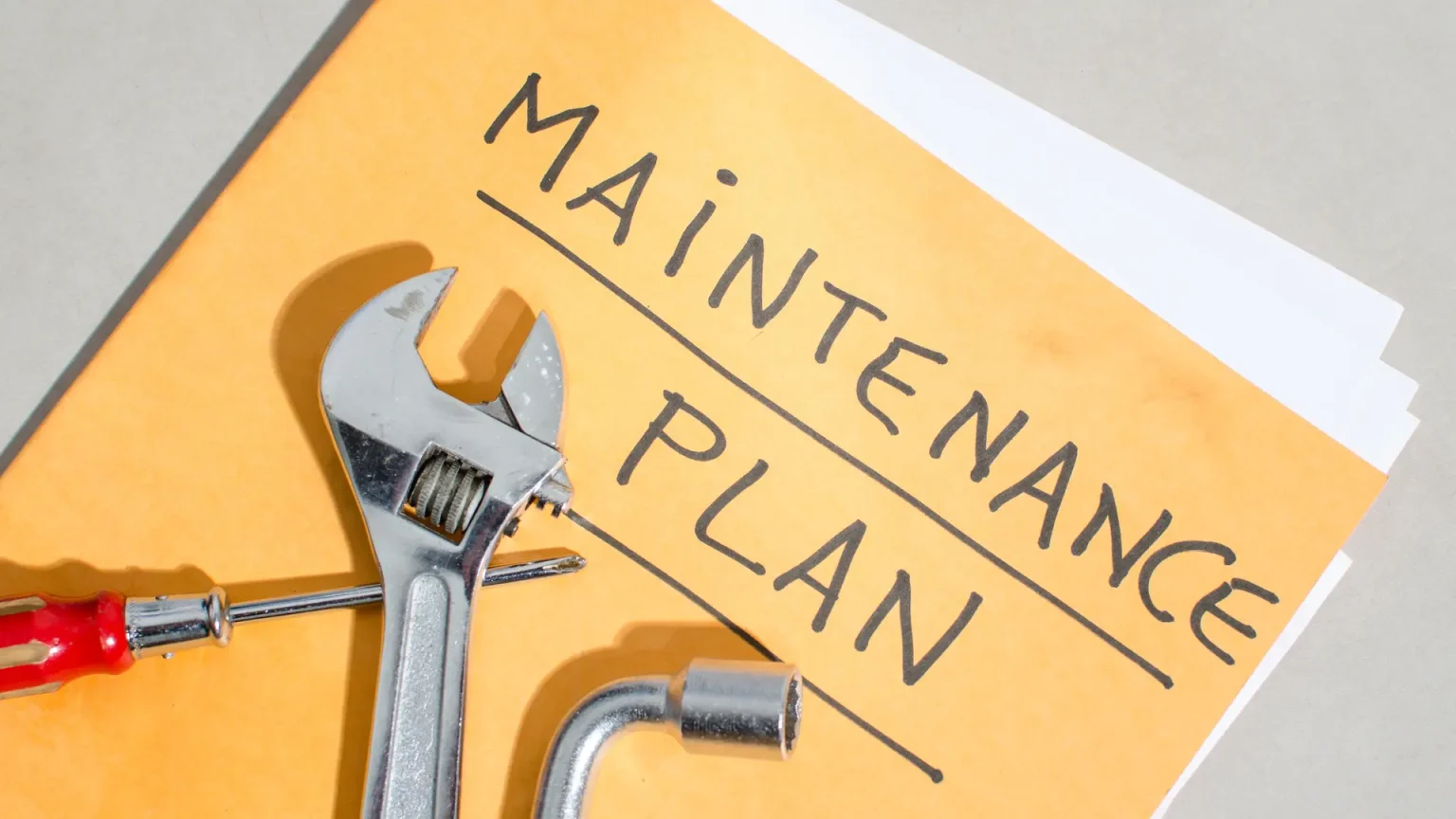 Papers with the words Preventive Maintenance and tools