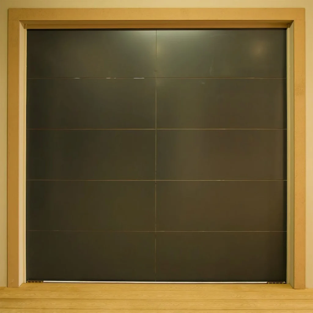 Aluminium single garage door