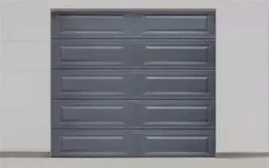 Charcoal 10 panel garage door
