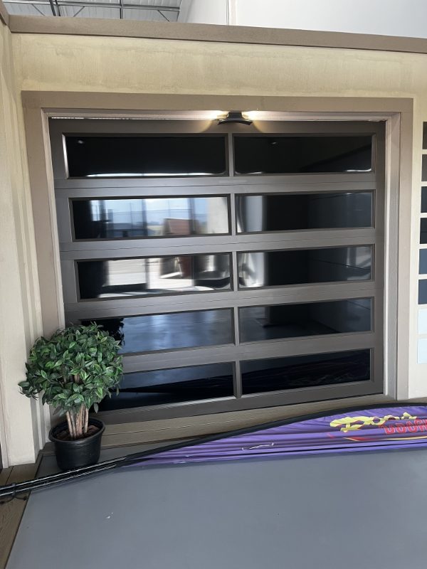 Framed Bronze Aluminium with black inserts rotated