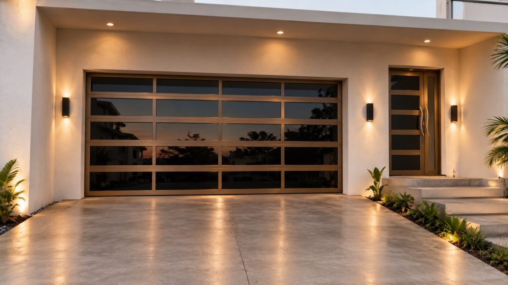 Double Framed Aluminium Door